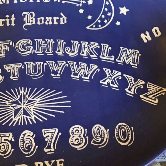 Ouija Board Platter - heavy purple blue color - Picture 4 of 7